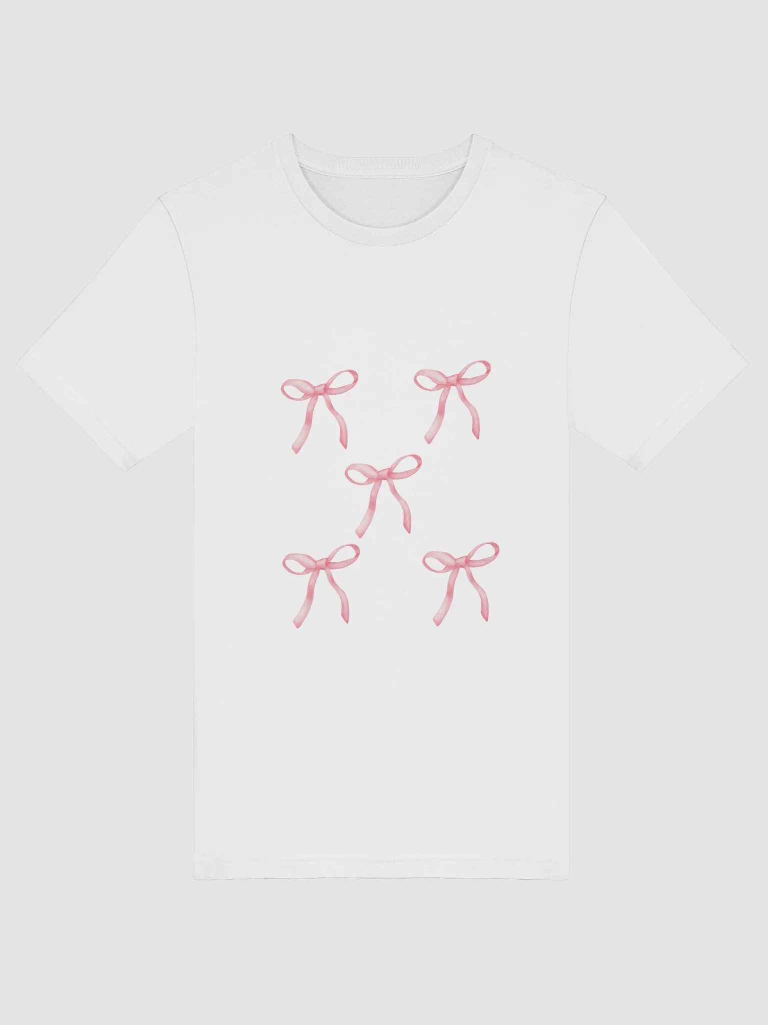 Pink – Bow Tee with Sweet Style product image (1)