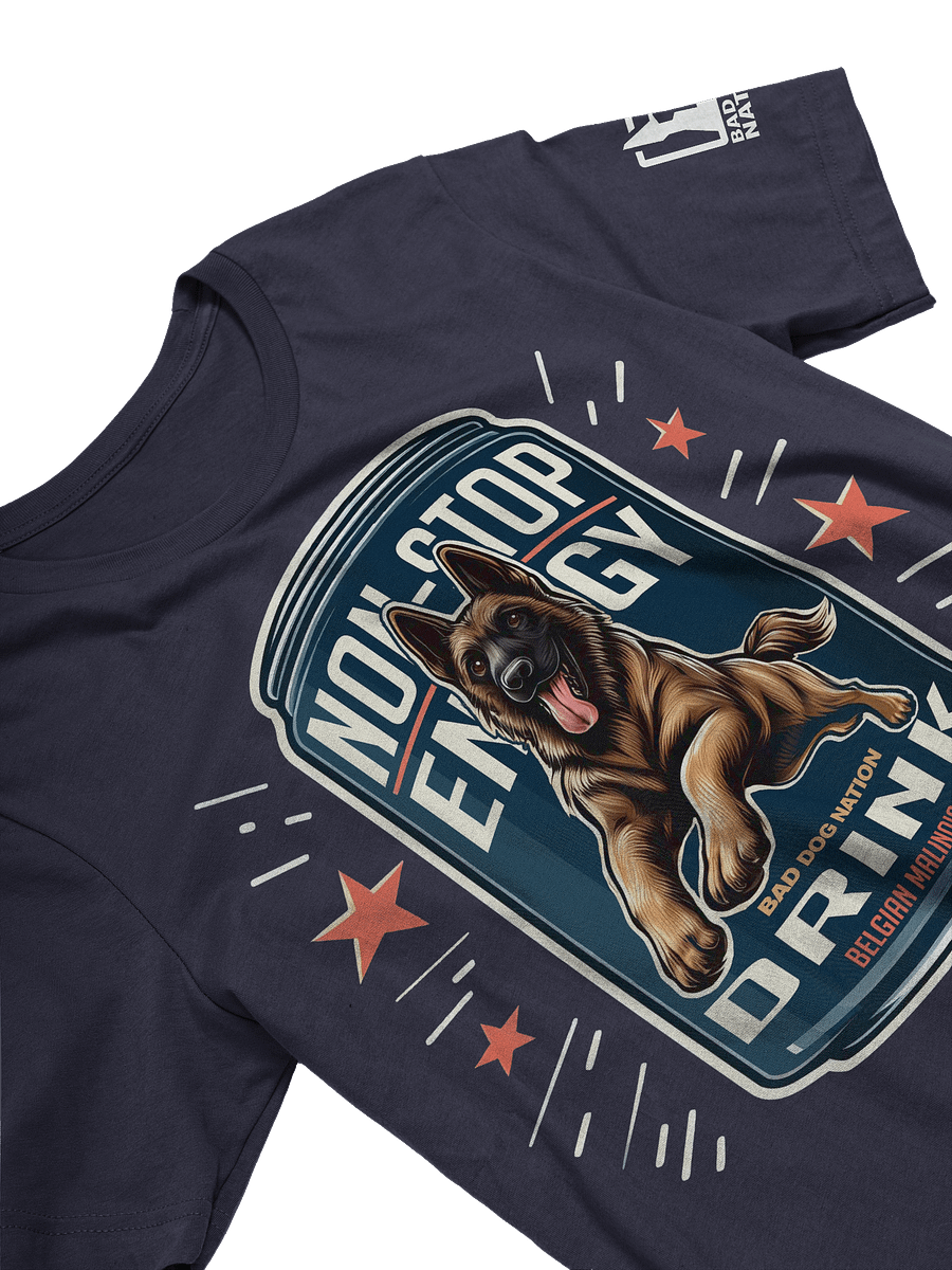 Malinois Energy Drink - PREMIUM ADULT UNISEX T-SHIRT ***NEW LARGER PRINT product image (13)