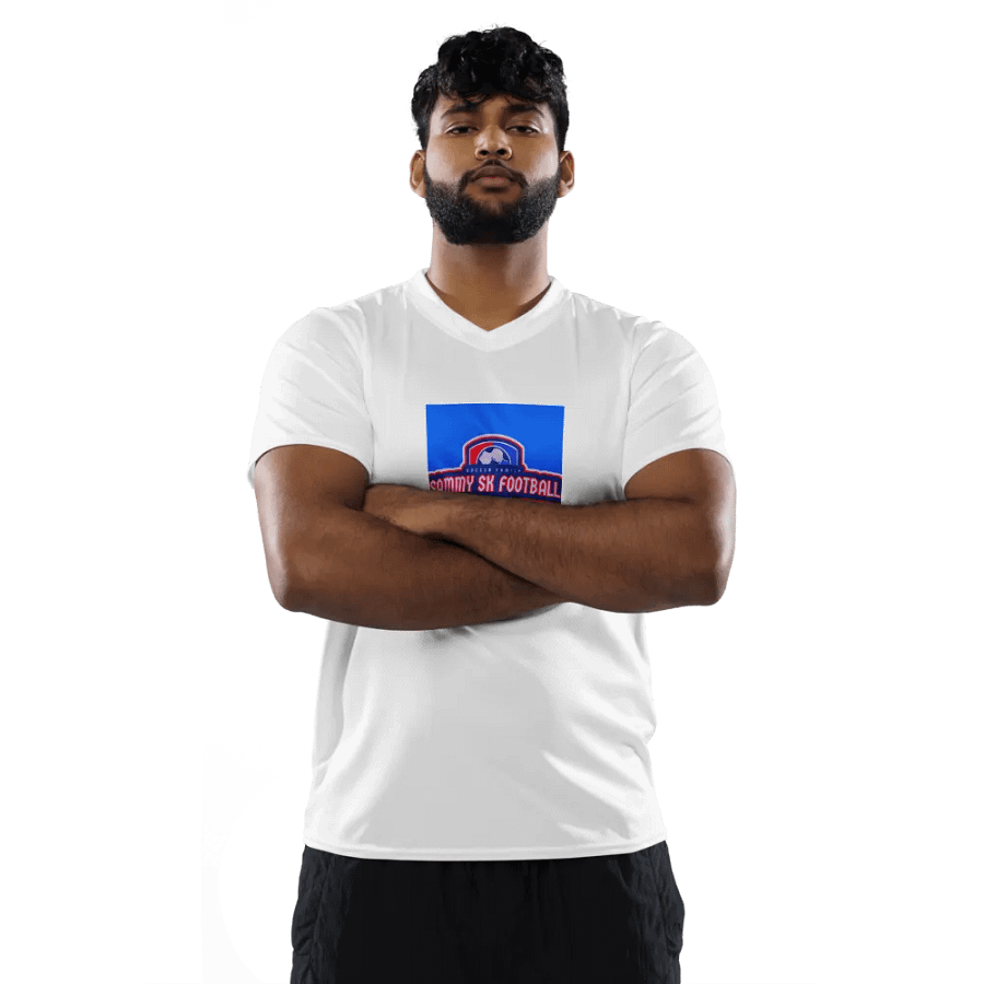Sammy Sk Football YouTube Support V-Neck T-Shirt product image (3)