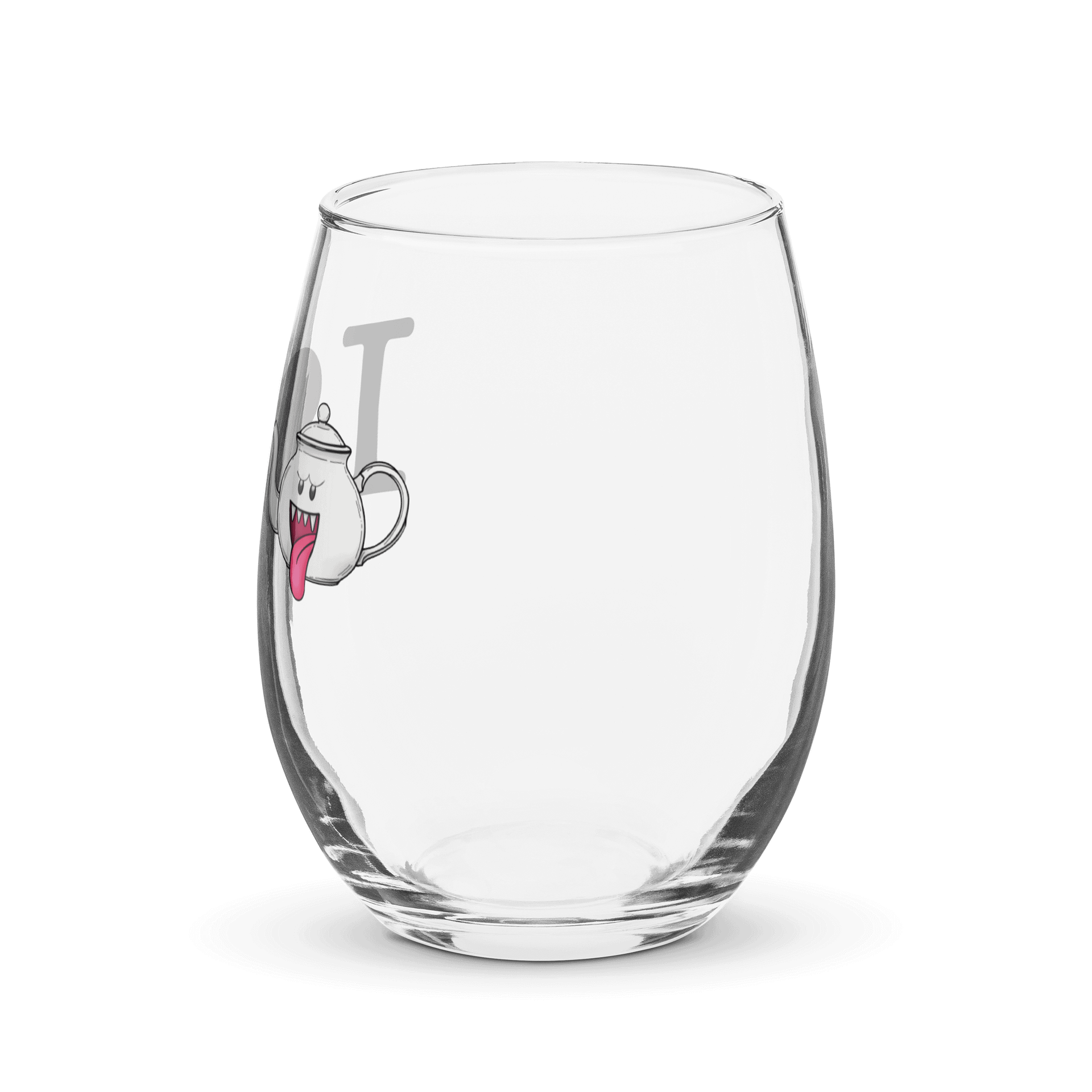I Love Boo-Tea Stemless Wine Glass product image (3)