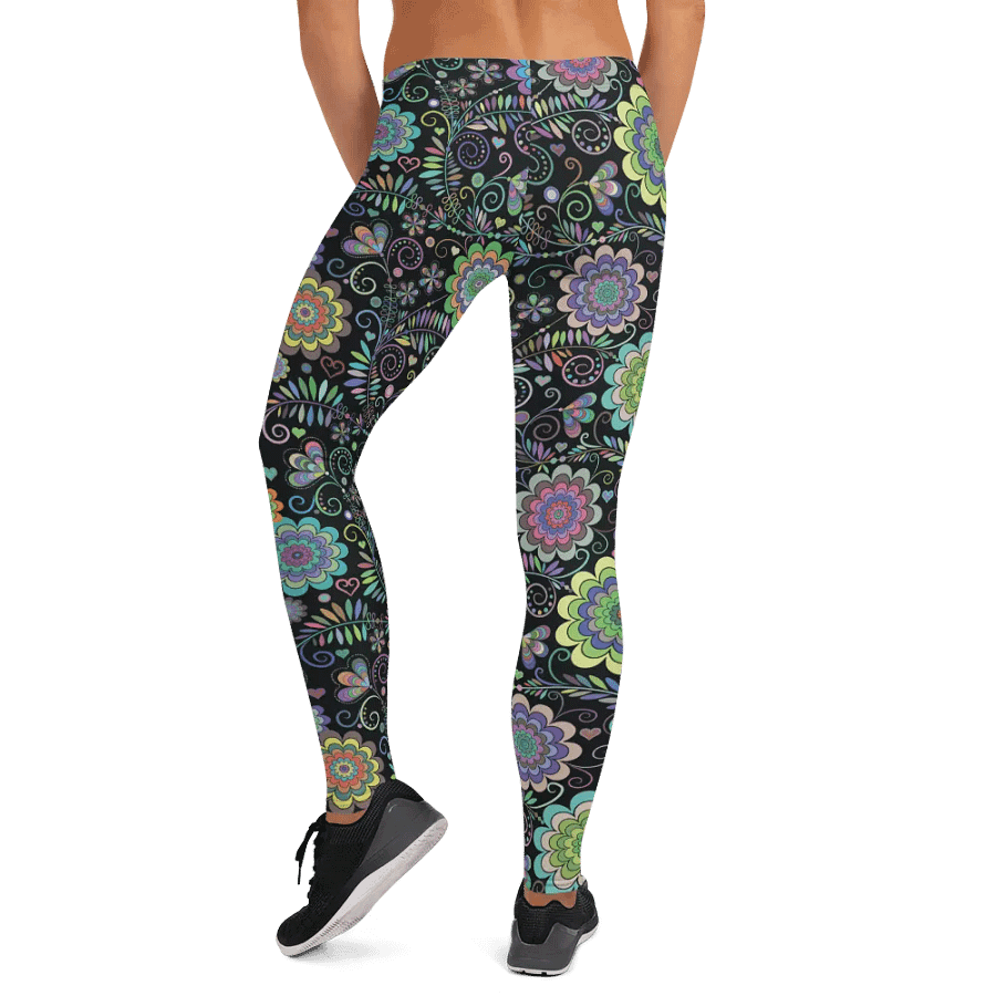 Mandala Flower Yoga Leggings product image (12)