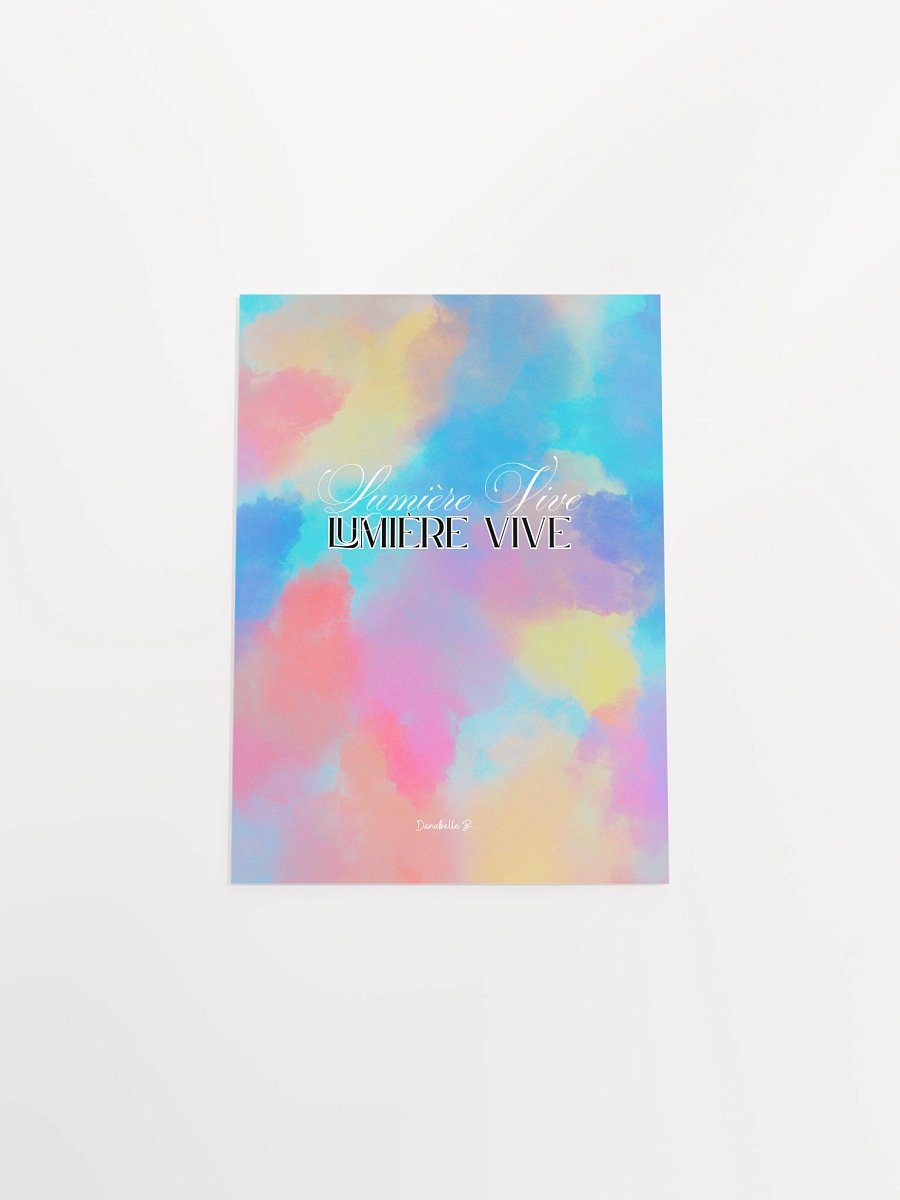 Poster Pastel Nuances de Lumière - Lumière Vive - Cadeau Inspirant product image (7)