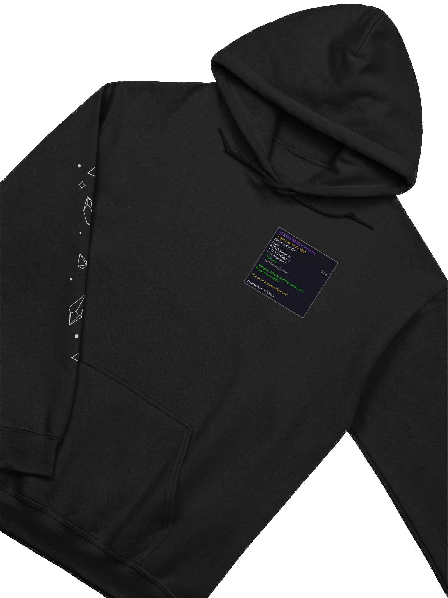 [S-5XL] HEXENDREIECK WoW Tooltip Hoodie product image (4)