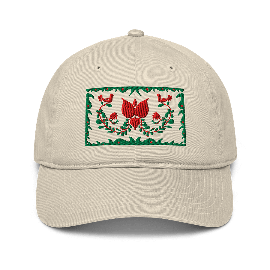 Hungarian Folk Art Blossom Organic Dad Hat product image (1)