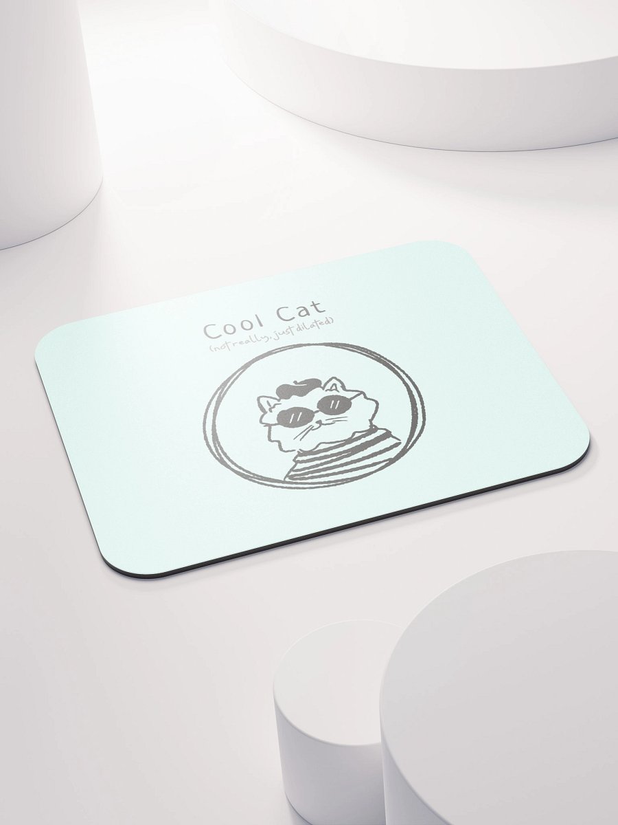 Dilated Cool Cat Mouse Pad product image (4)