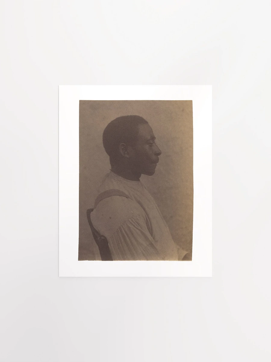 Profile of a Seated African American Man by Thomas Eakins (c. 1884) - Print product image (1)