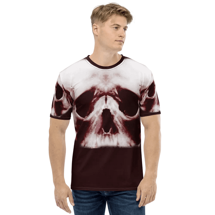 Symmetrical Skull Fusion | All-Over Print Crew Neck T-Shirt product image (1)