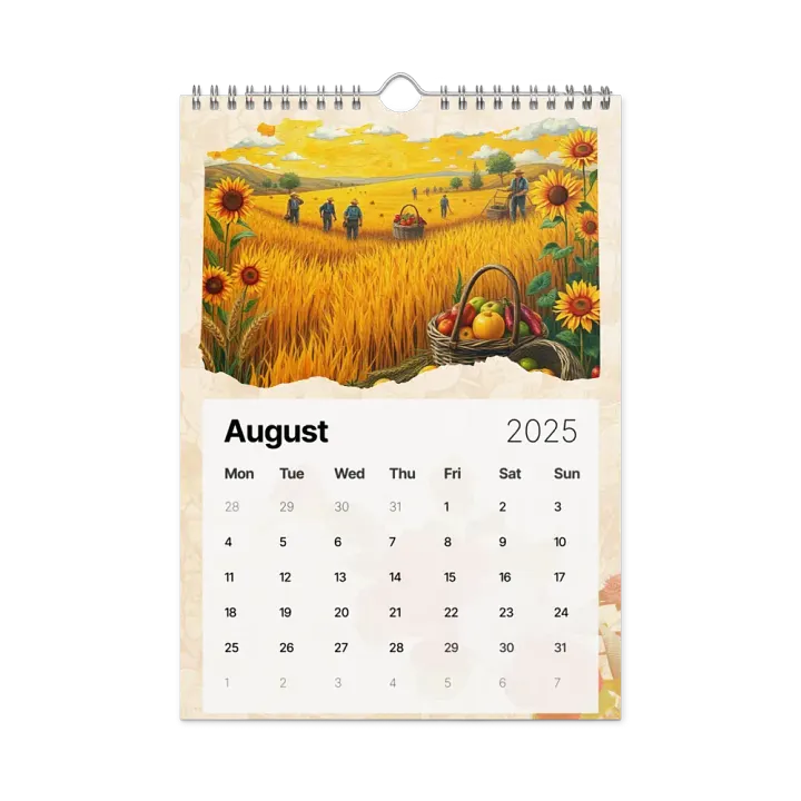 FOLK ART WALL CALENDAR 2025 product image (2)