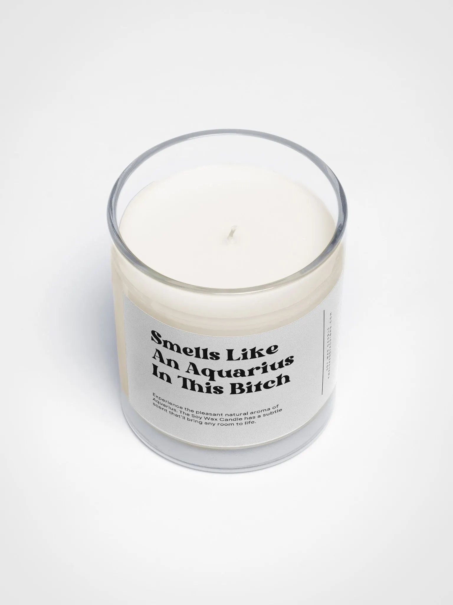 Funny Aquarius Candle product image (3)