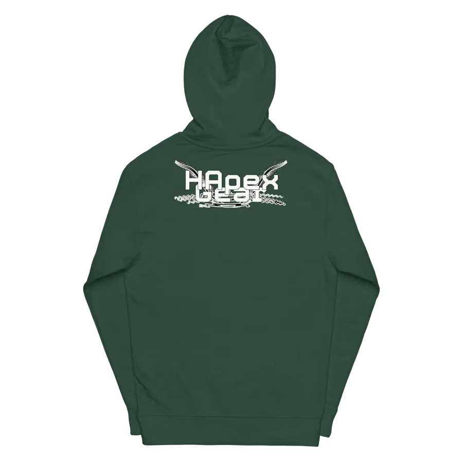 Midweight Hoodie - Embroidered - White HApex Gear Black Logo product image (4)