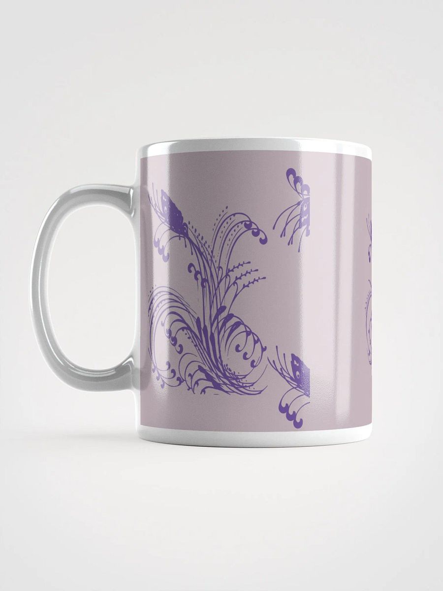 Purple Floral Swirls Mug product image (18)