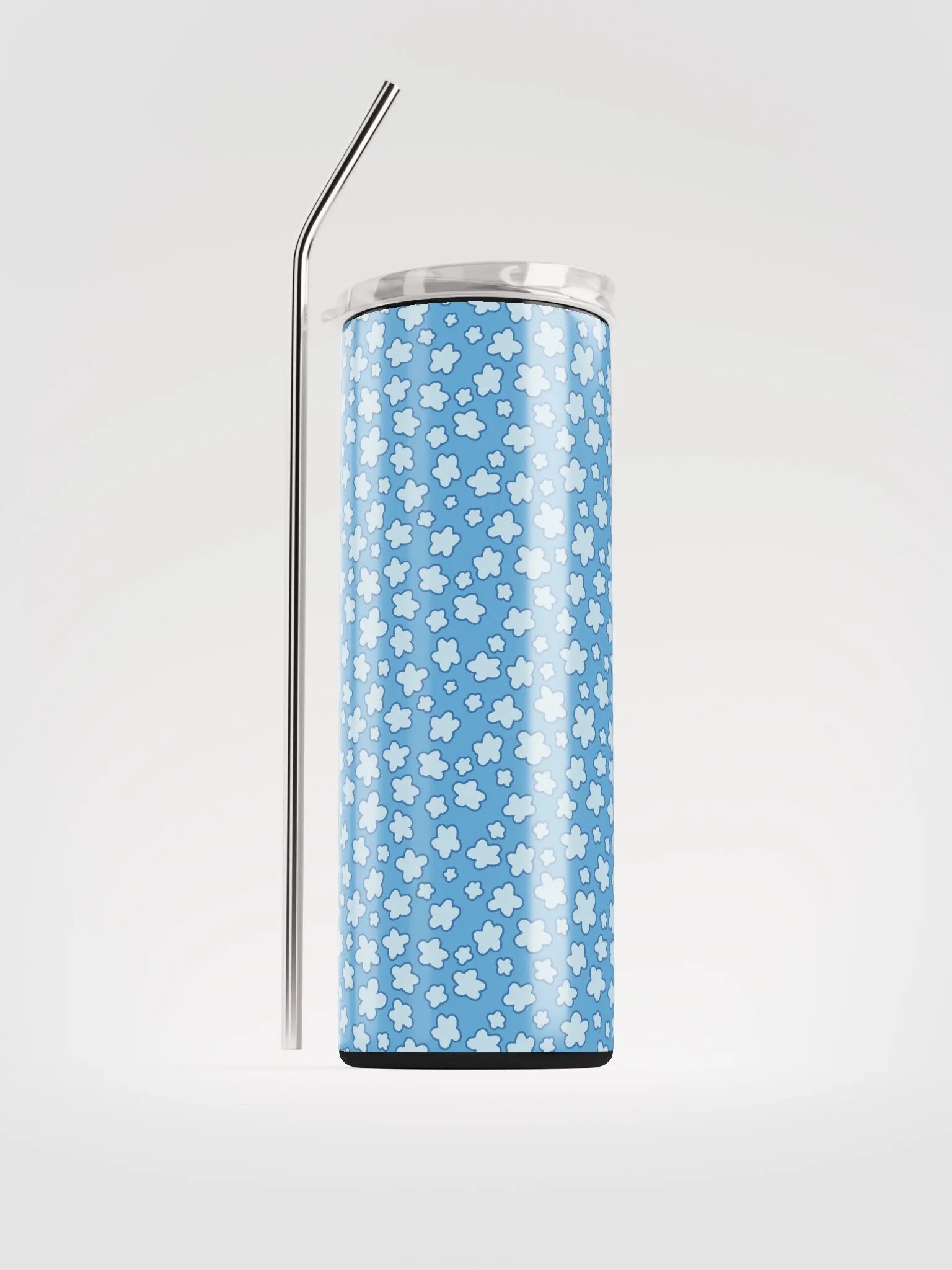 Simple Blue Floral 20-oz. Stainless Steel Tumbler product image (2)