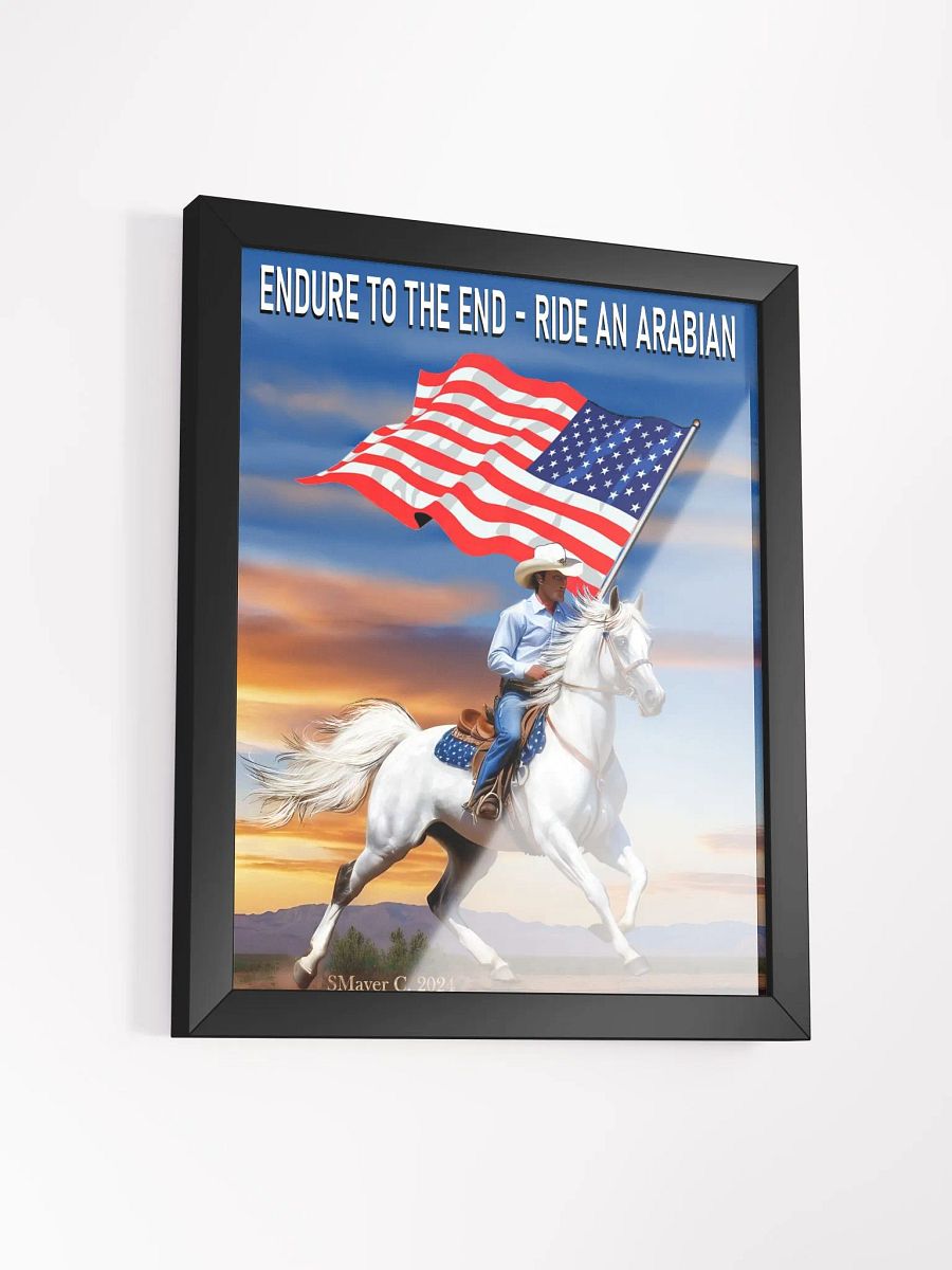 Endurance Patriot - Arabian Horse Poster product image (5)
