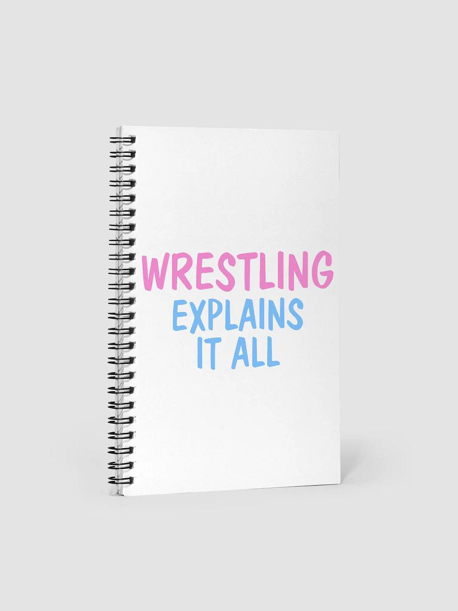 Wrestling Explains It All (Notebook) product image (1)