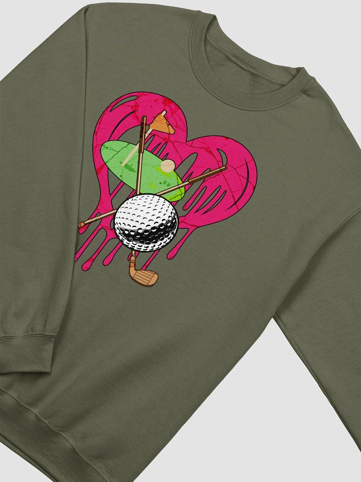Heart Golf Club And Ball Crewneck product image (14)