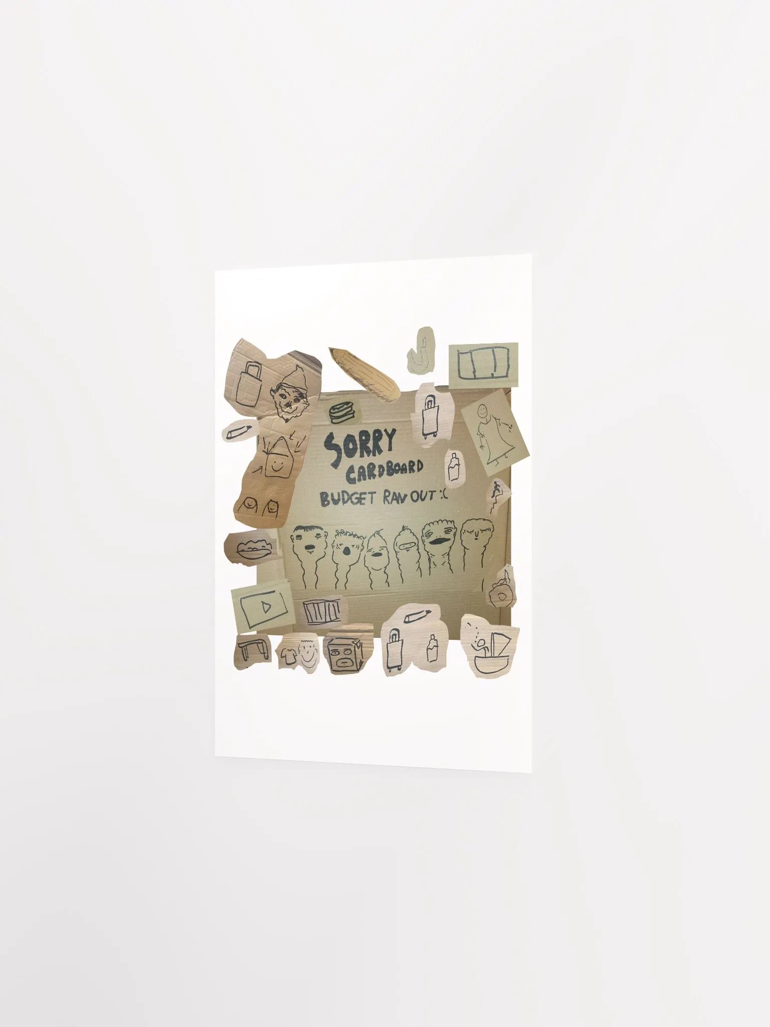 evil cardboard poster product image (23)