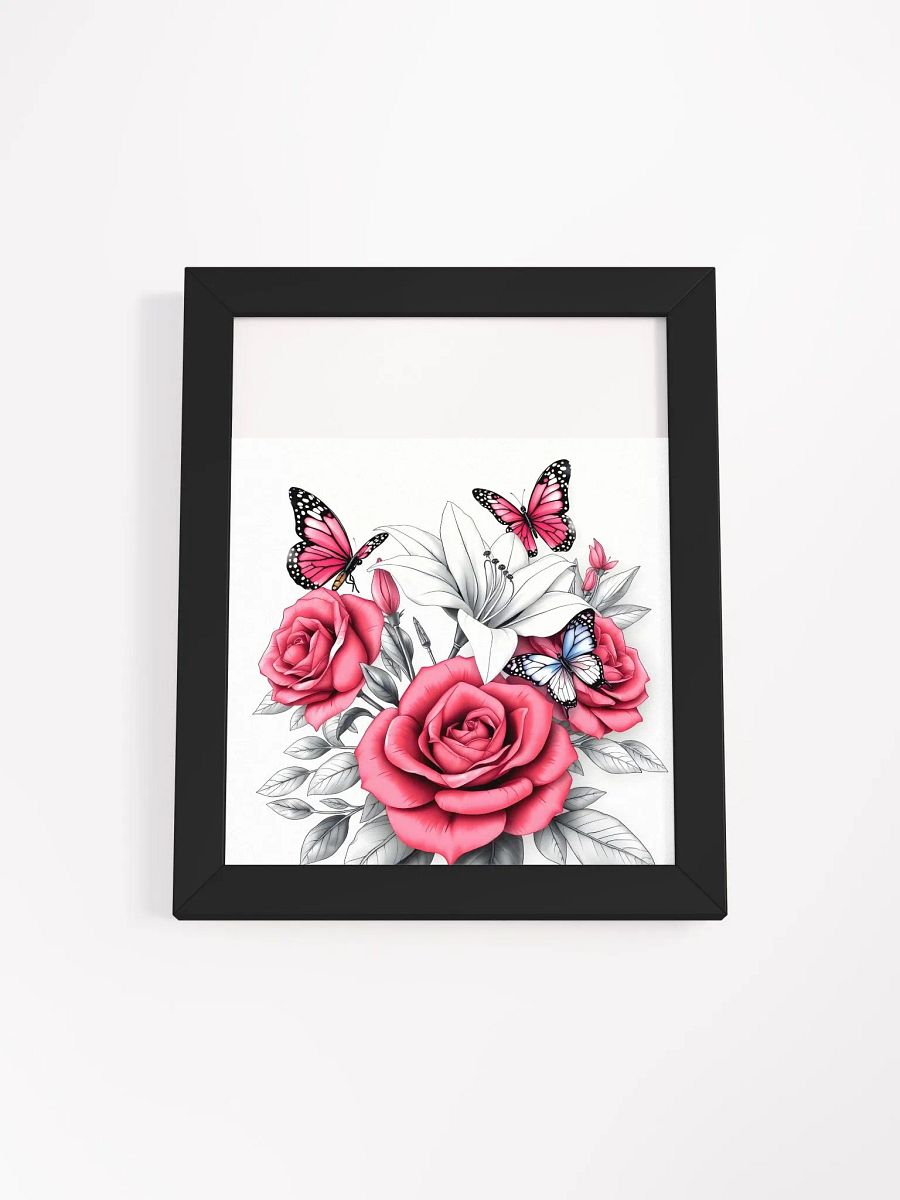 Butterfly Garden Framed Matte Poster product image (2)