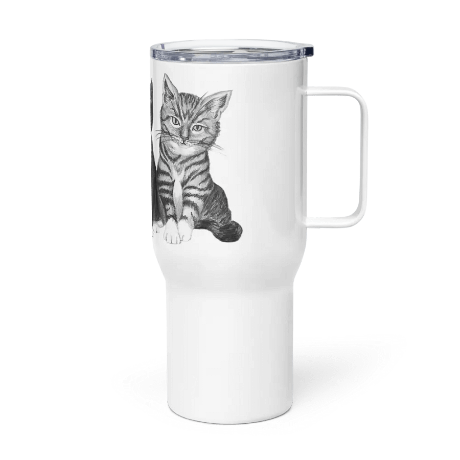 Kittens Drawing Travel Cup product image (3)