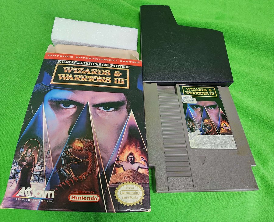 NES - Wizards and Warriors 3: Kuros... Visions of Power - No Manual product image (1)