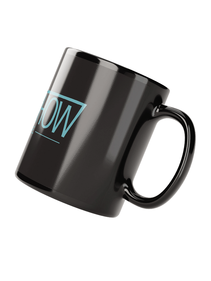 Bert Show Logo Wraparound Black Glossy Mug product image (2)