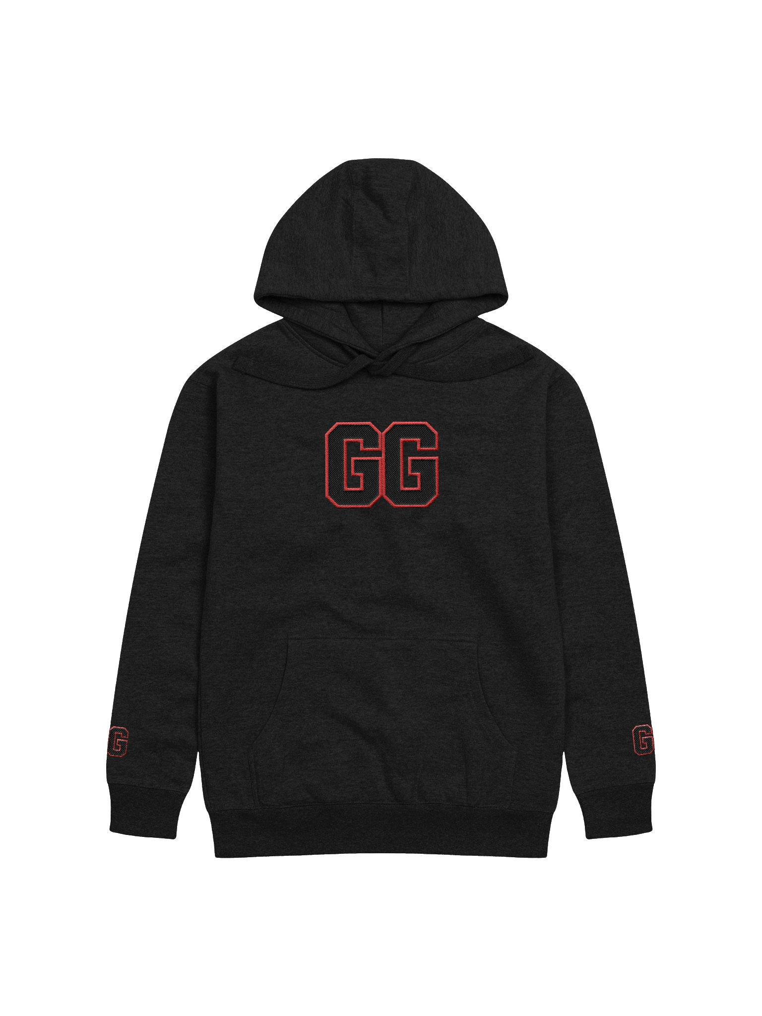 BOLD embroidered GG Red-Outlined Hoodie product image (1)