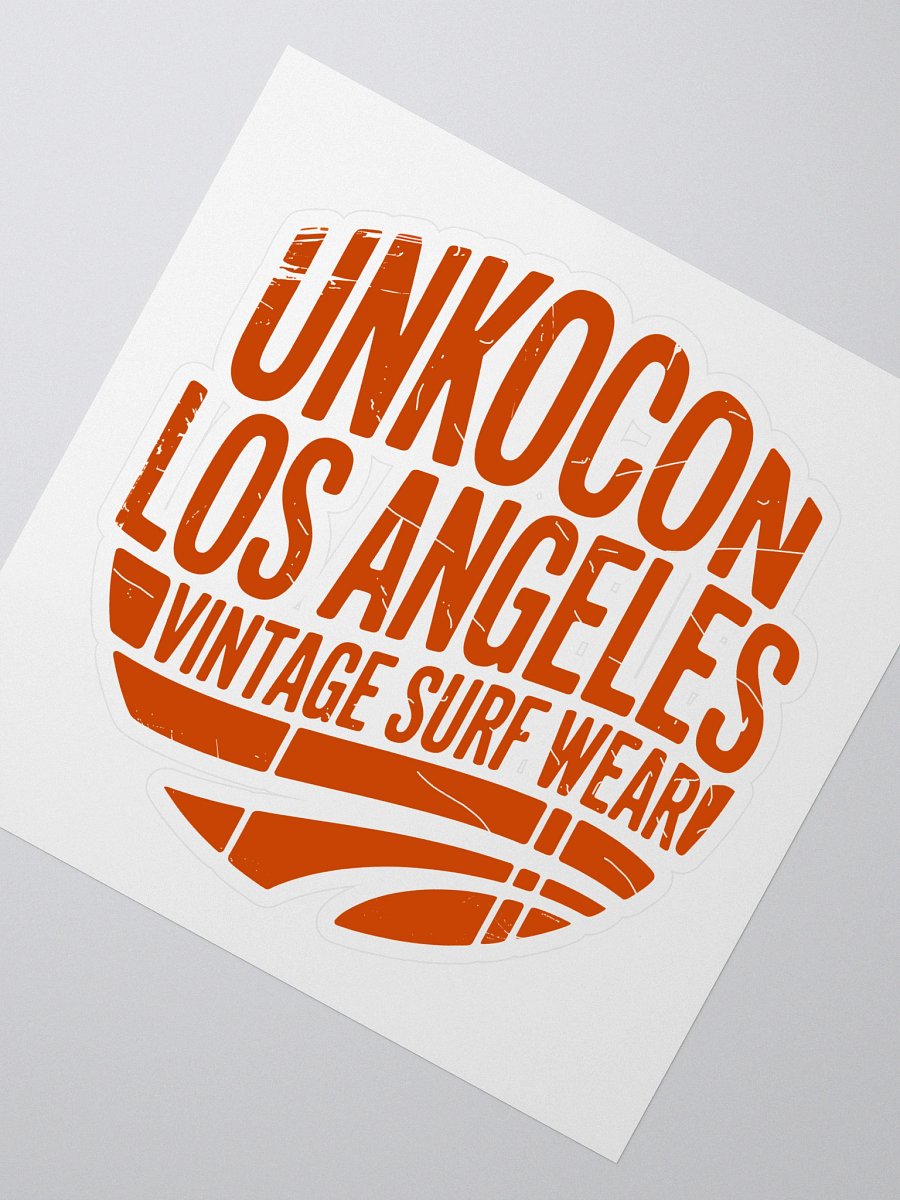 Los Angeles Surf Sticker – Retro Wave Vinyl Decal | Vintage SoCal Beachwear Logo product image (2)
