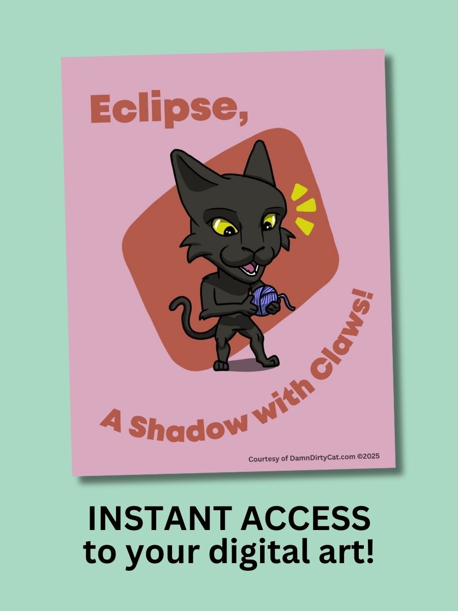 Free Kitten Art for Download - Printable A4 & US Letter PDF product image (3)