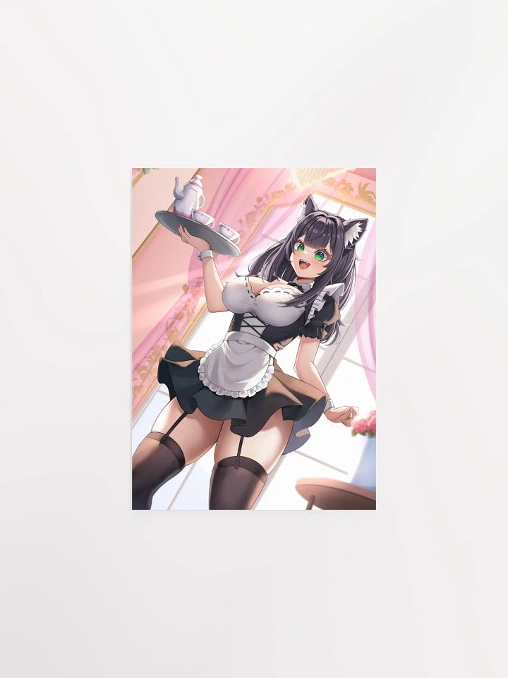 Snuggleamuggle Maid Anime-Style Matte Poster product image (2)