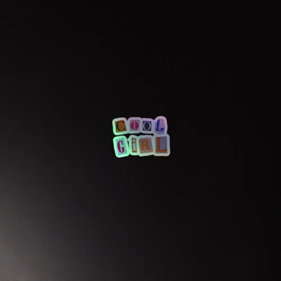 cool girl sticker product image (4)
