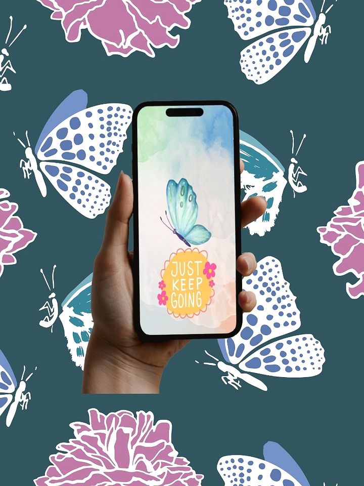⭐️ Just Keep Going Digital Phone Wallpaper PDF Download ⭐️ product image (1)