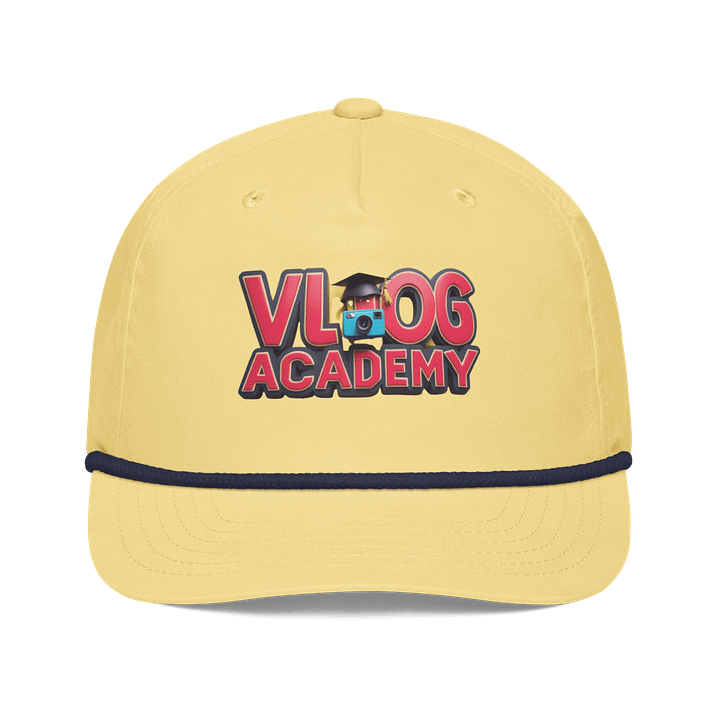 Vlog Academy Big Accessories Golf Rope Cap product image (1)