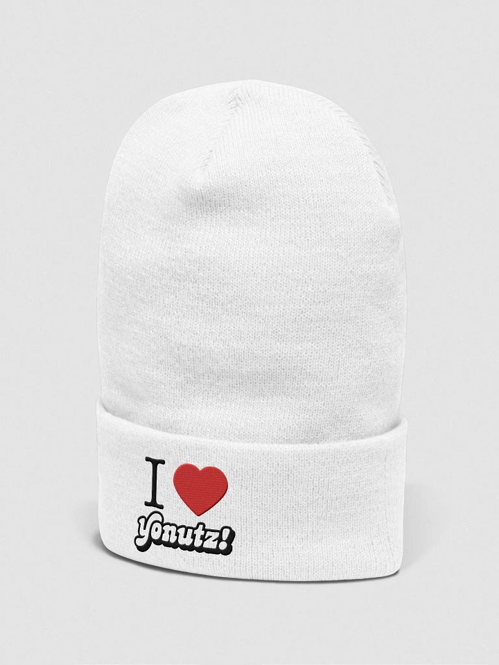 I ❤️ Yonutz Beanie White product image (2)