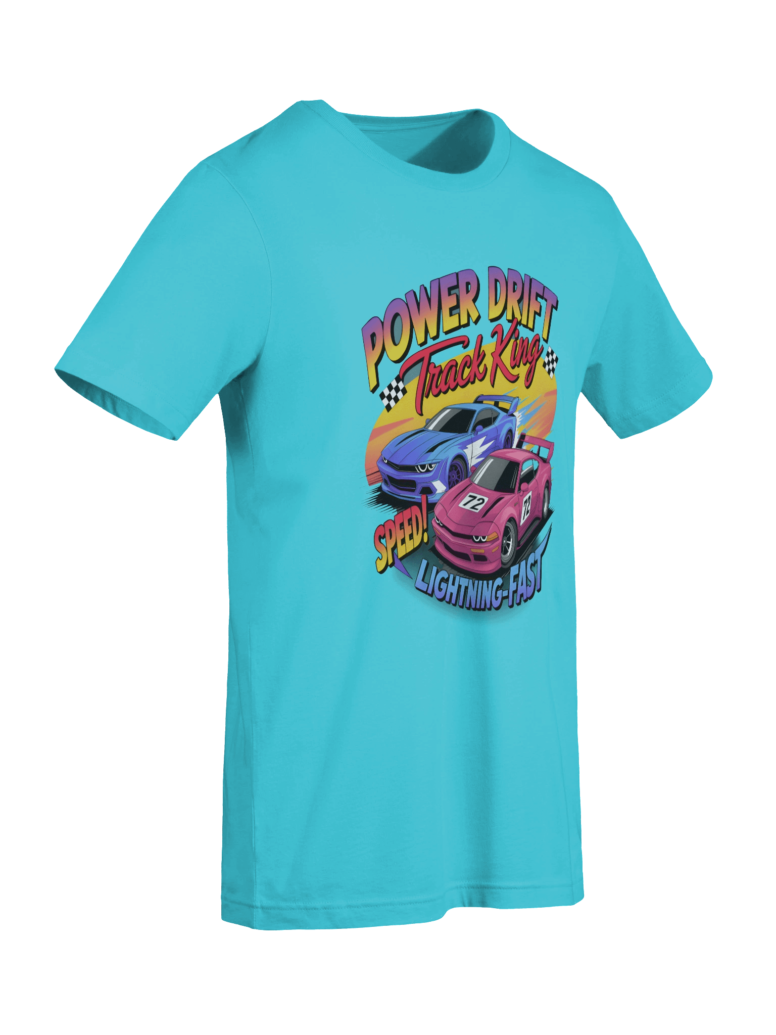 Power Drift Racing Cars – Futuristic T-Shirt Design - Hein Signature Studios product image (33)