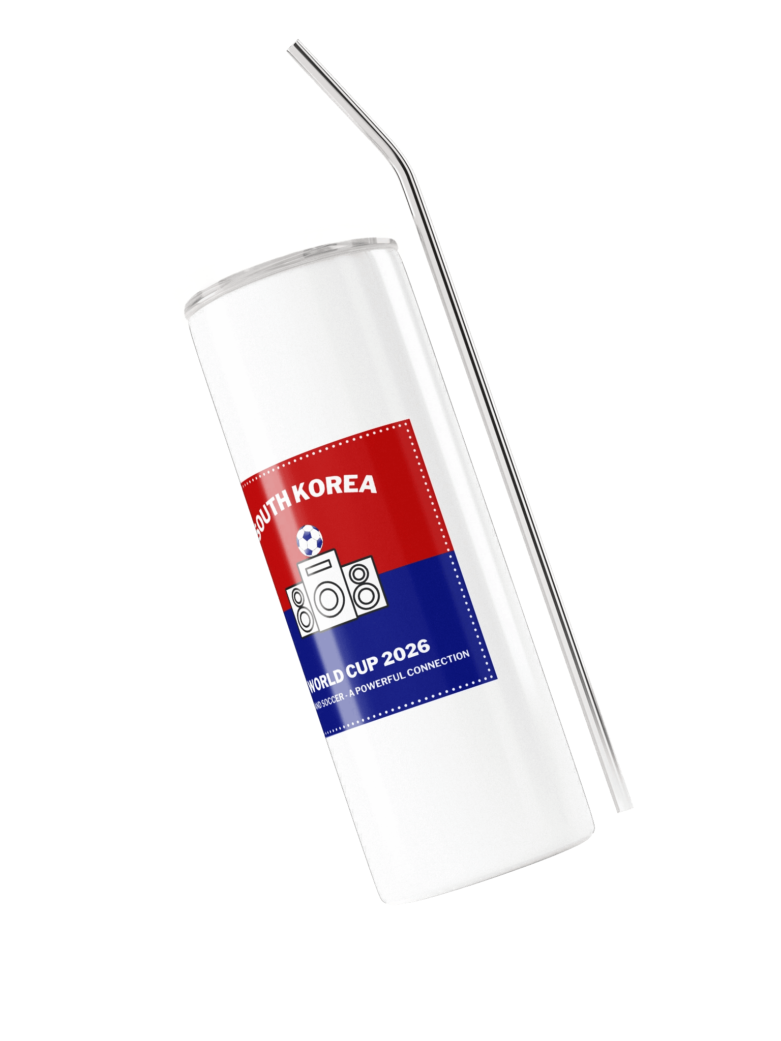 SOUTH KOREA WORLD CUP 2026 Stainless Steel Tumbler product image (3)