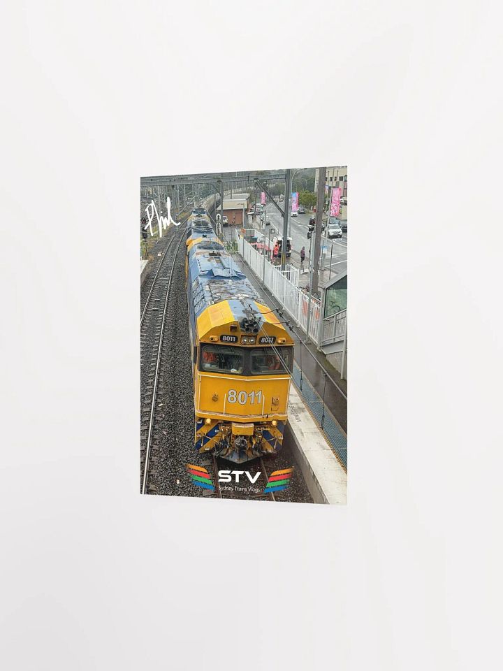 STV Small 5'' x 7'' Poster - 8011 Leading a Train Through Lidcombe product image (2)
