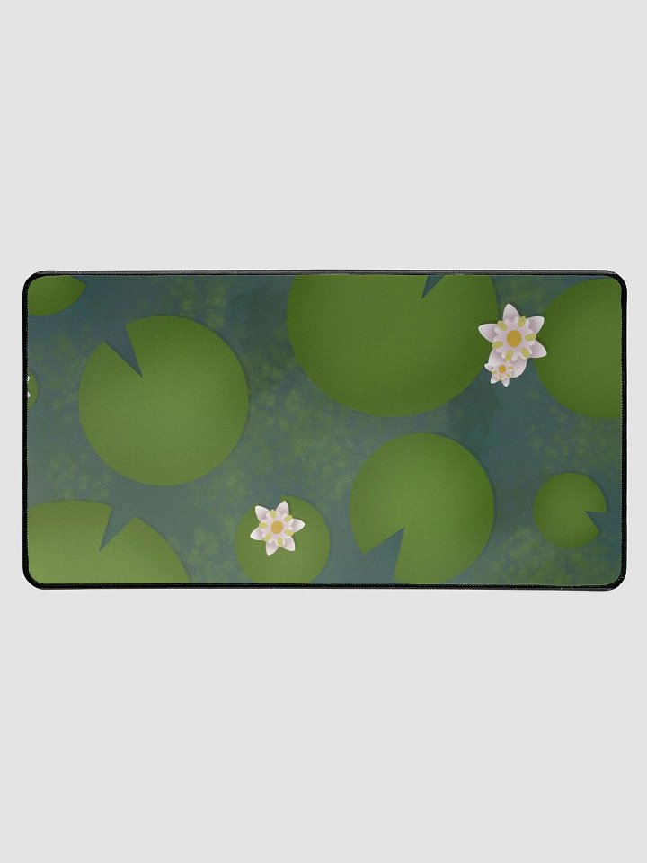 Lily Pond Desk Mat (15.5" x 31.5" product image (1)
