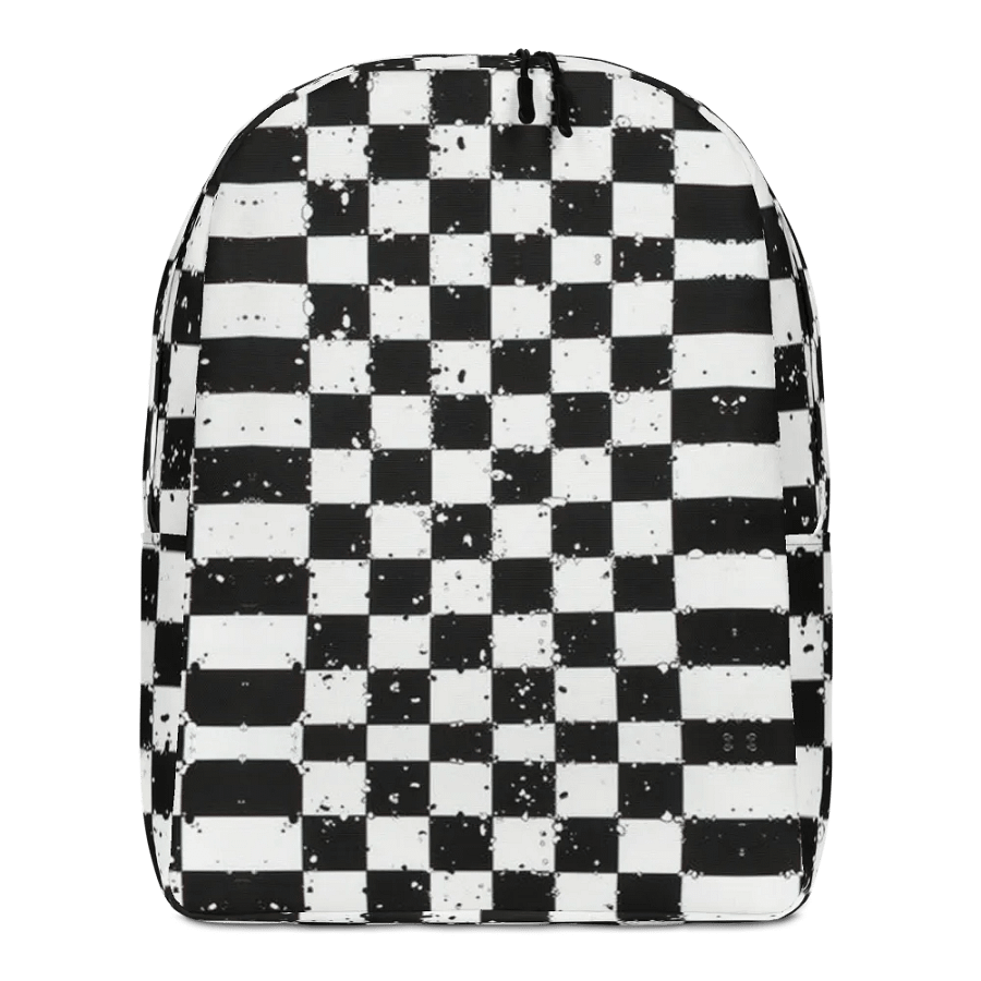 Distorted Monochrome Wave Backpack product image (3)