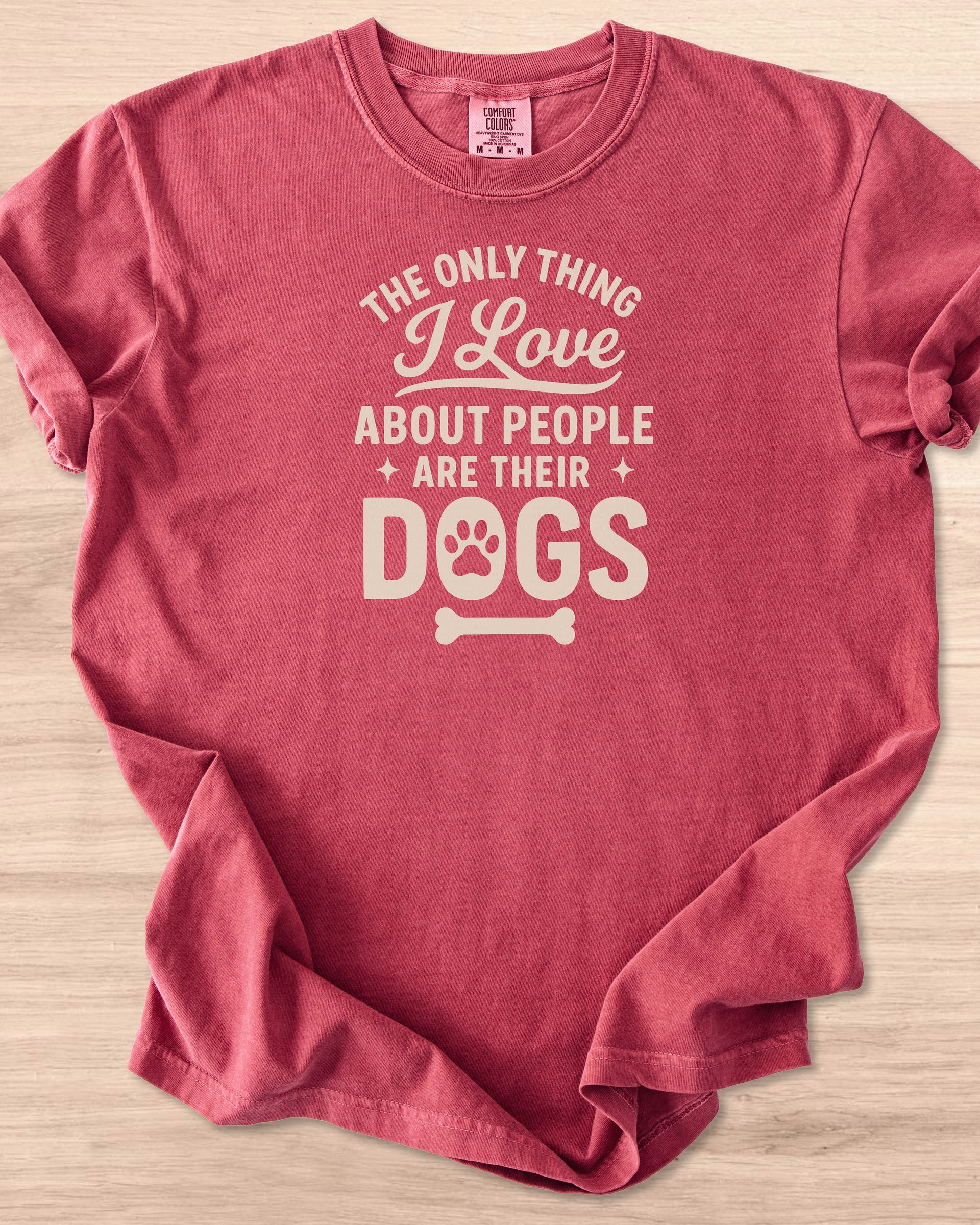 The Only Thing I Love About People Are Their Dogs Tee product image (20)