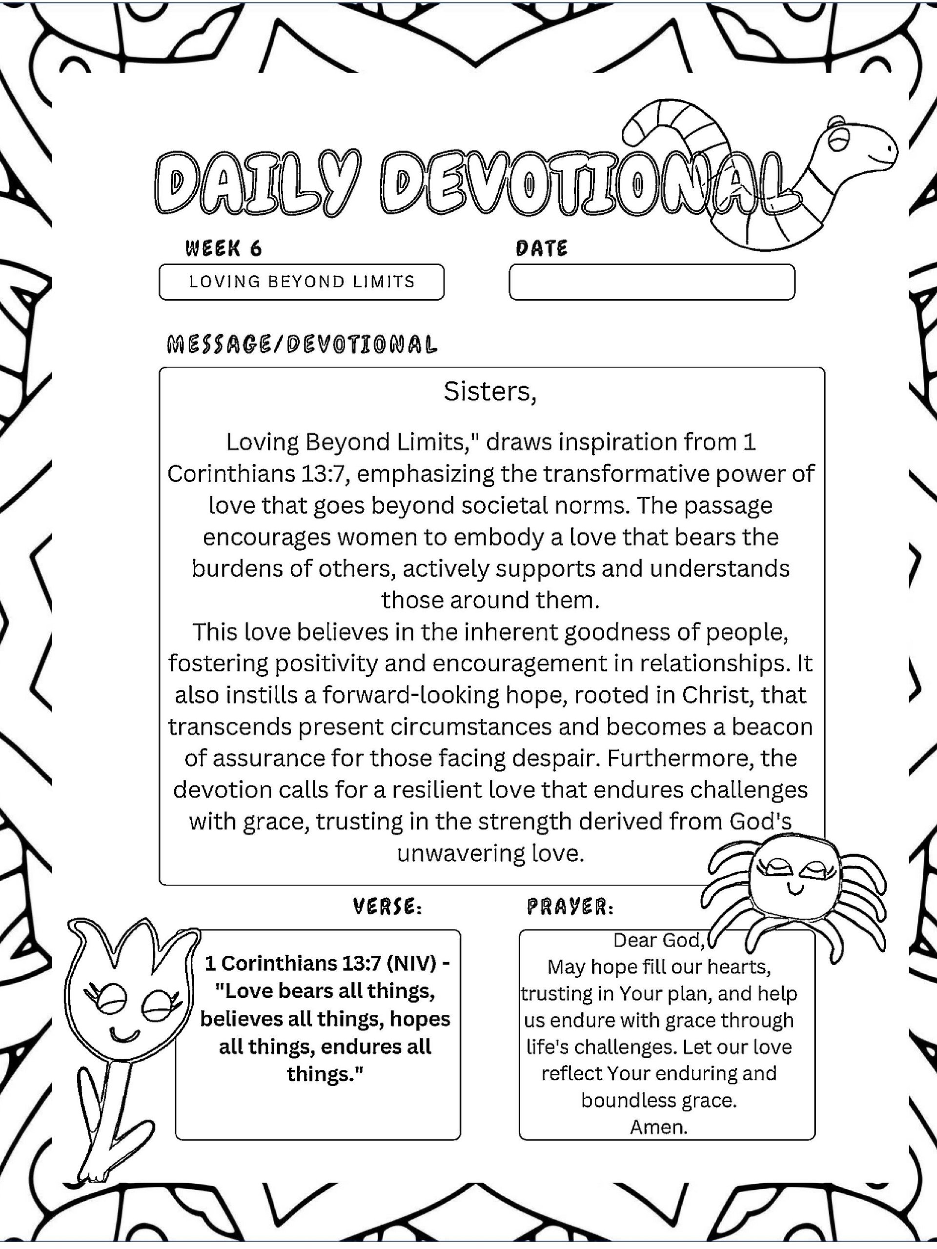 A Walk in Faith-52 Week Coloring Devotional product image (4)