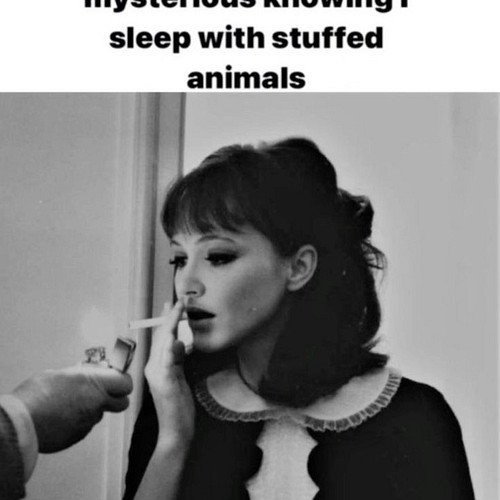 I feel called out. But I sleep with baby Yoda/Grogu and my chonky seal every night!