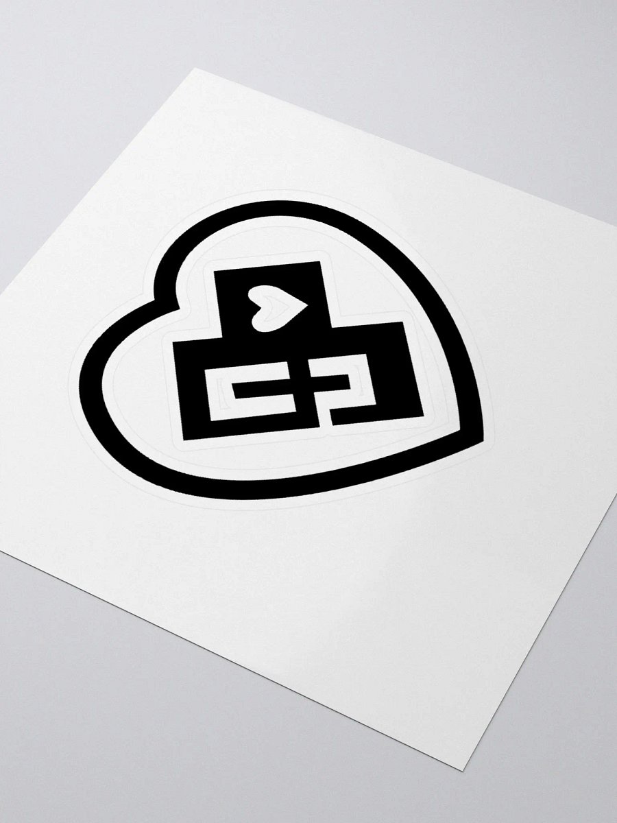 OptimusProcrastinus HeartChip in Heart Sticker product image (3)