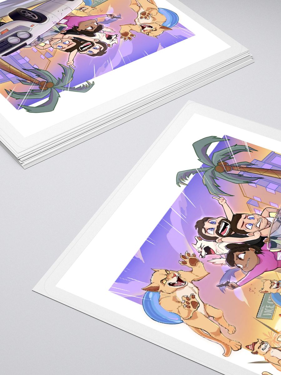 Cat-astrophic Fur-ocius Purrsuit Sticker product image (4)