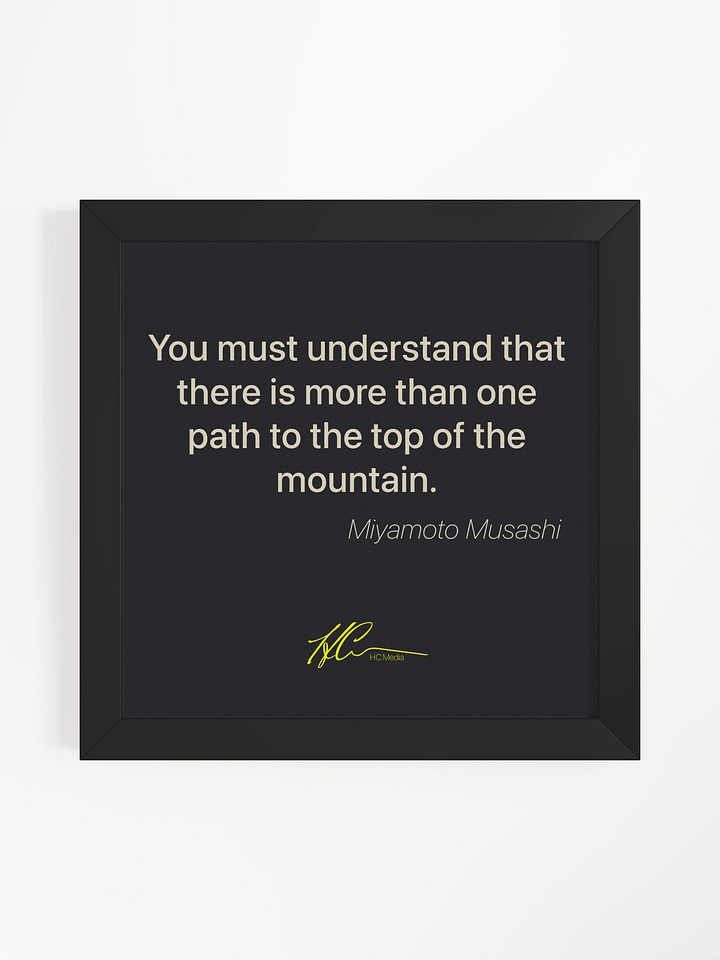 Miyamoto Musashi Q8 - Framed Poster product image (1)