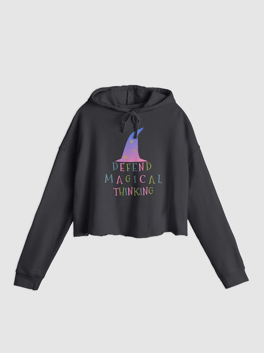Defend Magical Thinking Crop Hoodie product image (2)