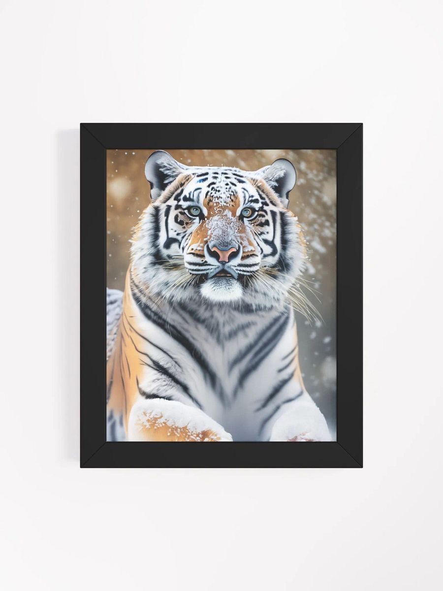 Framed High-Quality Matte Poster: A Siberian Tiger's Majesty product image (39)