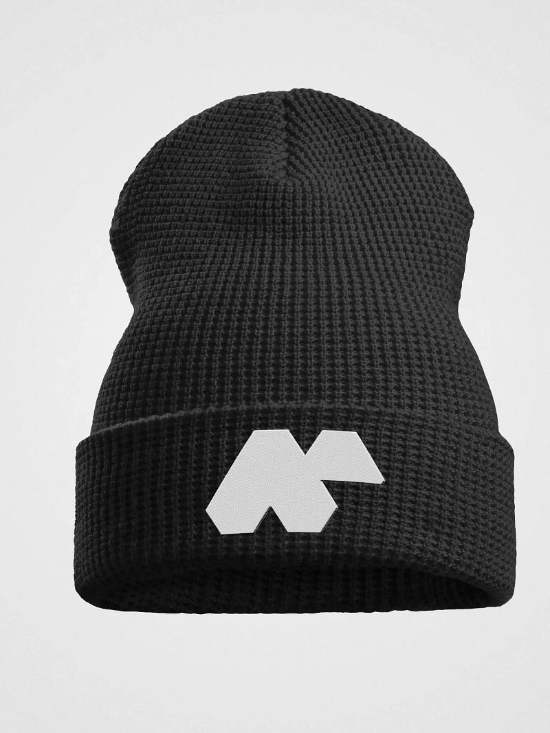MYGR Big Emblem Waffle Beanie