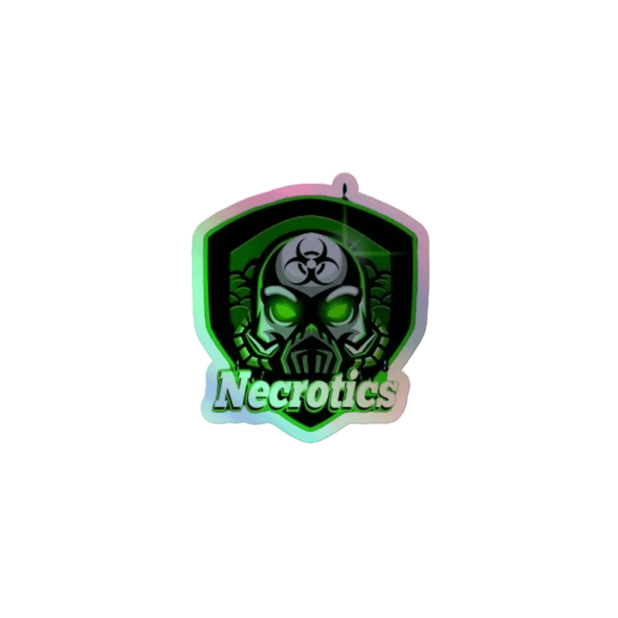 Necrotics Holographic Skull Sticker Set product image (1)