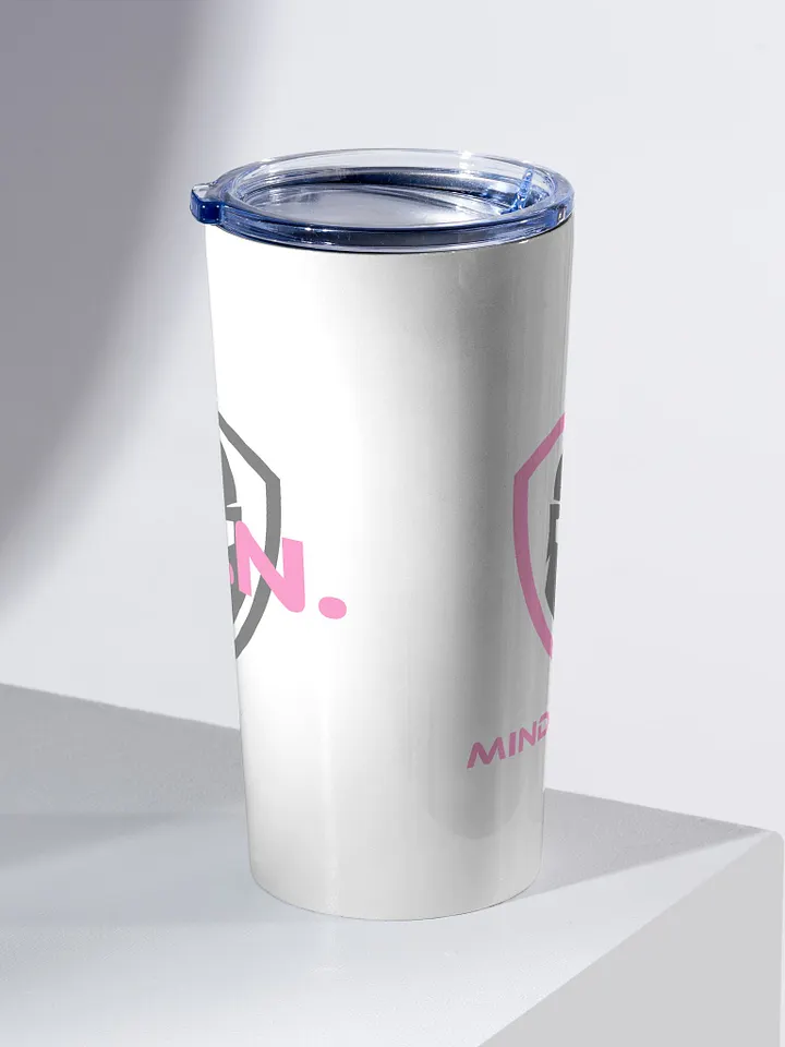 Mind Armor - 20oz Stainless Steel Tumbler - Pink Logo product image (2)