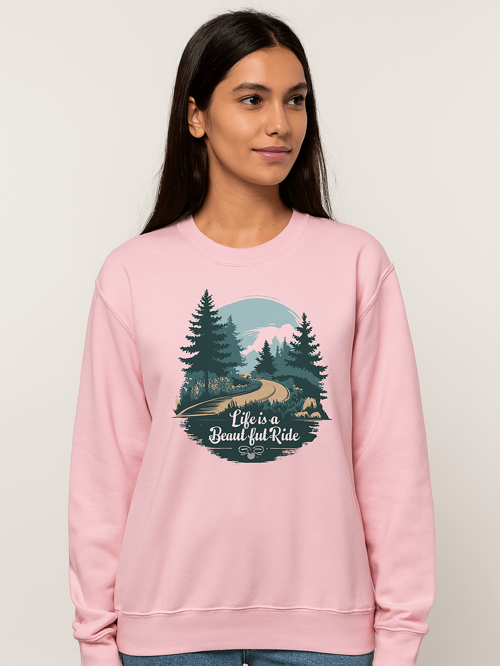 Moonlit Path Crewneck Sweatshirt product image (1)