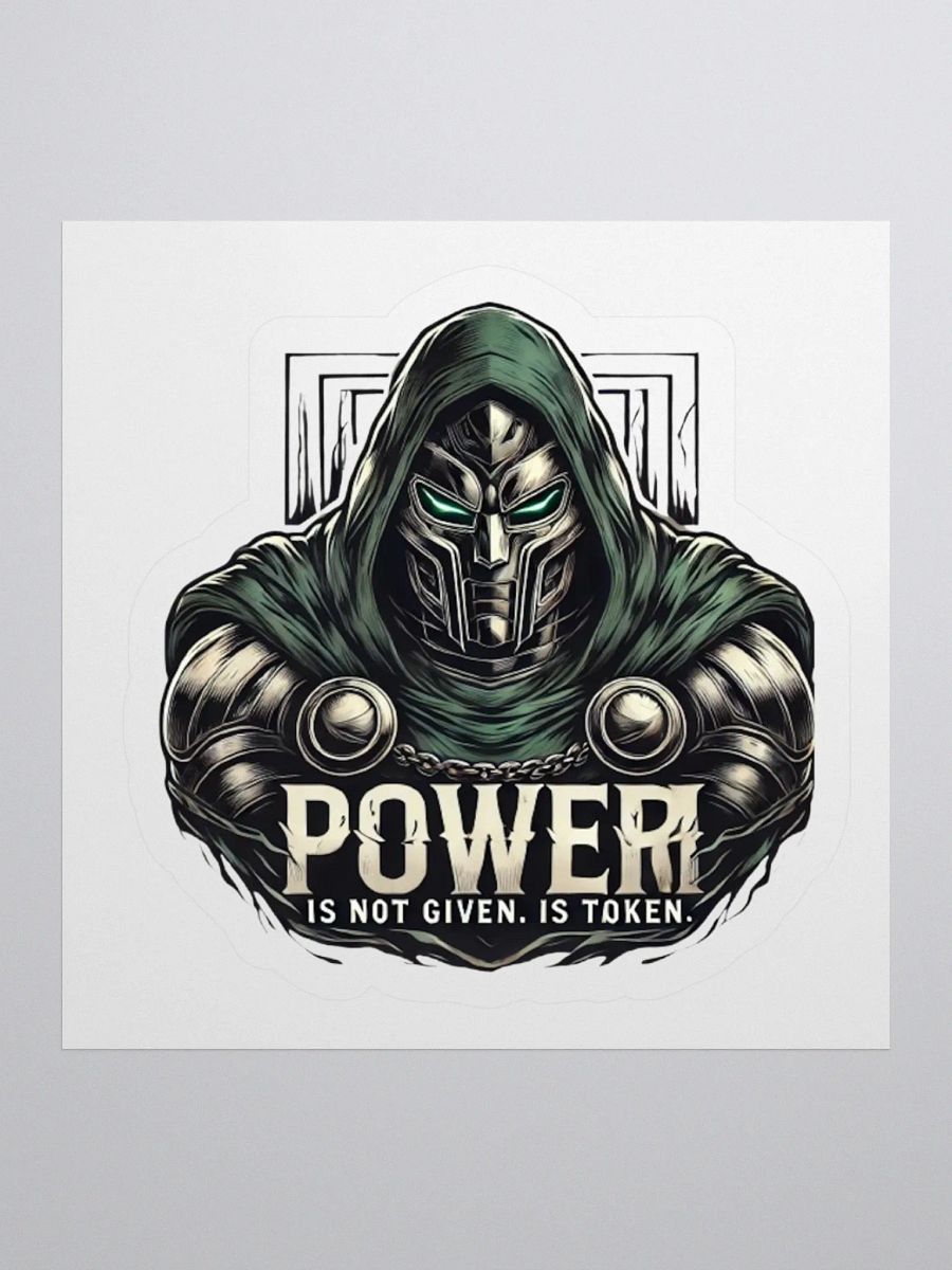 Powerful Masked Warrior Kiss Cut Stickers product image (1)
